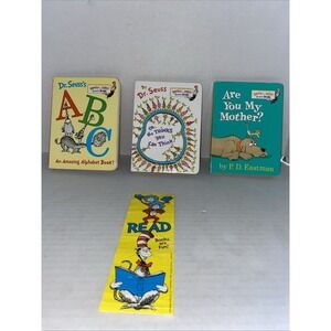 2 Bright & Early Dr. Seuss Books And Bookmark / 1 Bright & Early P. D. Eastman
